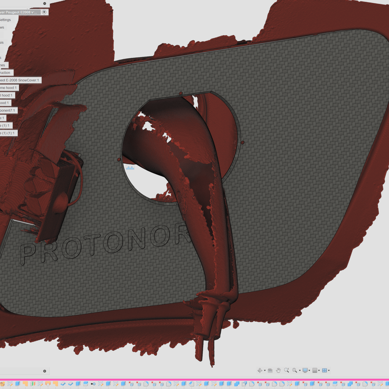 Peugeot E - 2008 - Snow cover - Protonord.eu