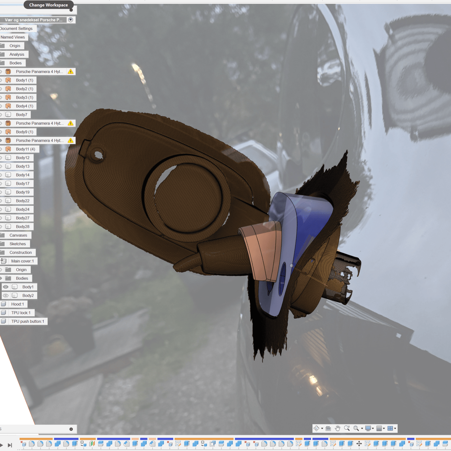 Porsche Panamera 4 E - Hybrid - Snow cover - Protonord.eu