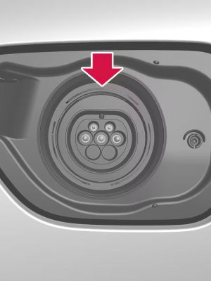 Volvo V60 hybrid - Weather and Snow Cover for Charging Port