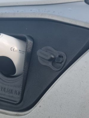 Hyundai KONA 1st gen - Weather and Snow Cover for Charging Port