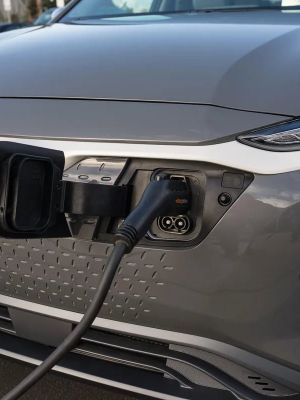 Hyundai KONA 1st gen - Weather and Snow Cover for Charging Port